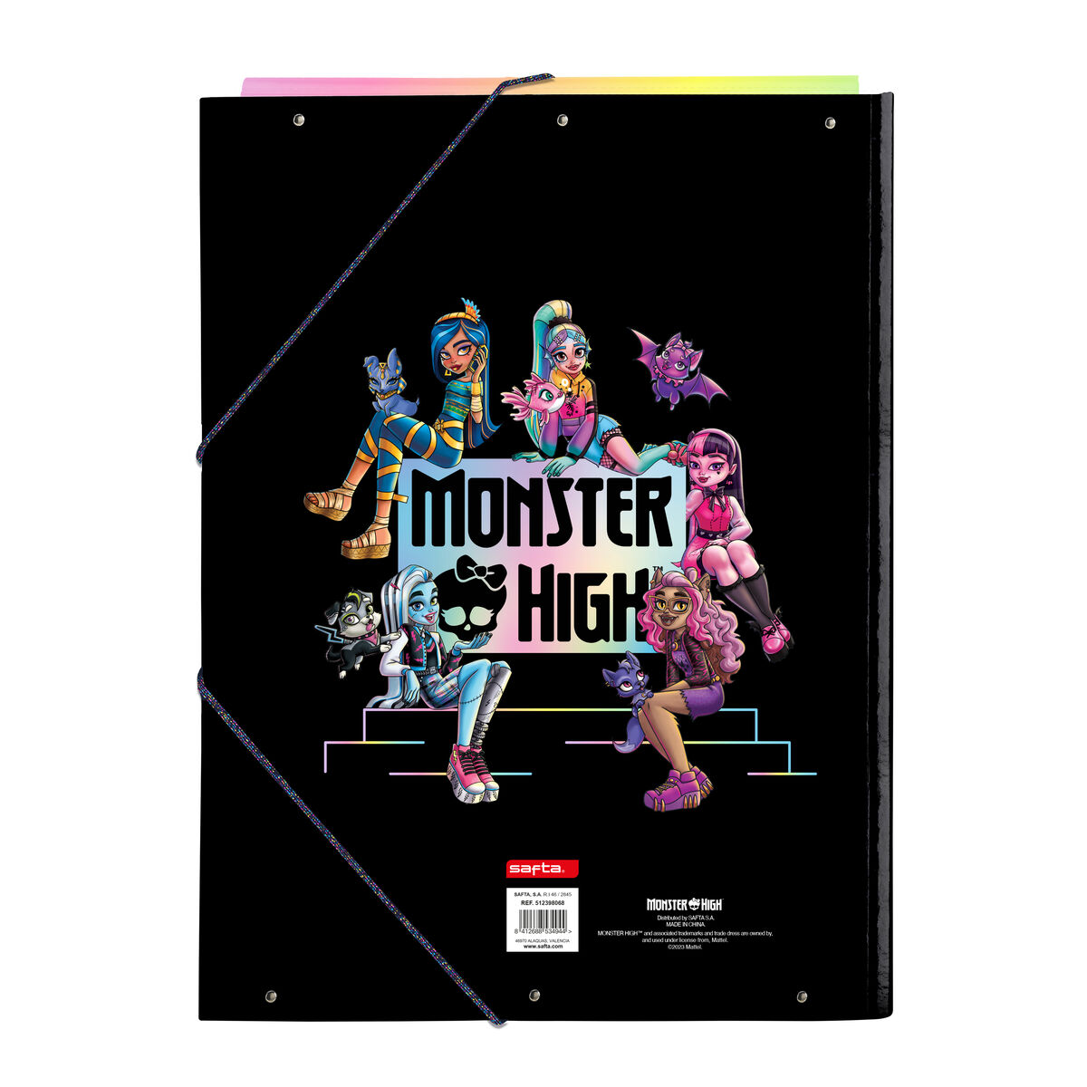 Fascikl Monster High Creep Crna A4